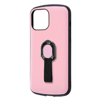 レイアウト iPhone 13 Pro Max用耐衝撃ケース ProCa + TailRing ペールピンク RT-P33AC5/PP