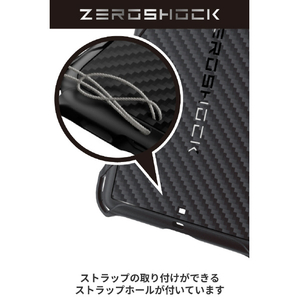 エレコム Google Pixel 7a用ZEROSHOCKケース グリップ ブラック PMWP231ZEROGBK-イメージ8