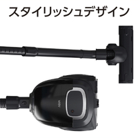 AQUA AQC-CT1A(K) キャニスタークリーナー(紙パック式) ブラック