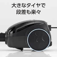 AQUA AQC-CT1A(K) キャニスタークリーナー(紙パック式) ブラック