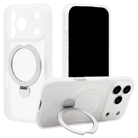 ラスタバナナ iPhone17 Pro用ZEROSAFE 極 回転スタンド 磁力充電対応 フロストホワイト 9008IP5BZSFWH