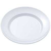 エンテック 平皿 リム型 160 (白) FC71816-NO.28W