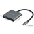 グリーンハウス USB Type-Cドッキングステーション シルバー GH-MHC3A-SV-イメージ9