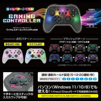 ゲームテック SWF2432 ワイヤレスゲーミングパッドProSW ホワイト