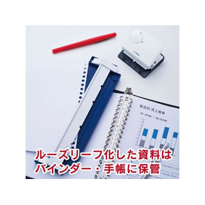 カール事務器 穴あけパンチ ゲージパンチ A5 FC767SU-GP-J20-B-イメージ5