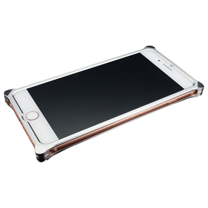 ギルドデザイン iPhone 8Plus/7Plus用アルミ製バンパーケース シルバー GI-412S-イメージ2