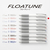 ぺんてる ボールペン替芯 FLOATUNE フローチューン 0.3mm 赤 FC501ST-XZRN3-B-イメージ7
