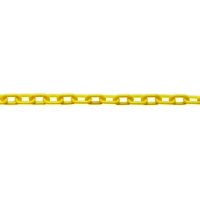 ニッサチェイン プラスチックチェイン 黄 2mm×30M 黄30210.53.5 FC582FS-PW20