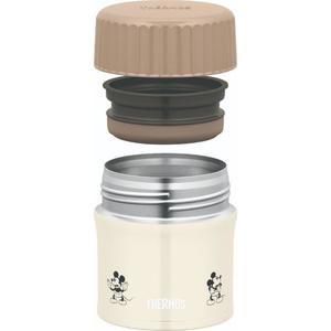 サーモス THERMOS真空断熱スープジャー 300mL ライトベージュ ミッキー FCJ801J-JBU-303DS LBE-イメージ3