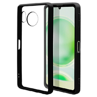 ラスタバナナ AQUOS sense8(SH-54D/SHG11)用ハイブリッドケース RHINO 5H TPU×アクリル ブラック×クリア 7781AS8HABK