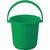 トラスコ ＰＰカラーバケツ　１０Ｌ　緑 TPPB-10-GN-イメージ1