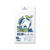 スワン ゴミ袋 LD 半透明 中厚口045 90L 10枚 FC835SC-006604861