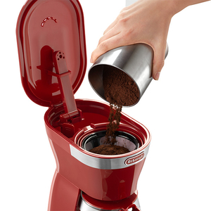 デロンギ ドリップコーヒーメーカー アクティブ パッションレッド ICM12011J-R-イメージ3