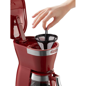 デロンギ ドリップコーヒーメーカー アクティブ パッションレッド ICM12011J-R-イメージ4