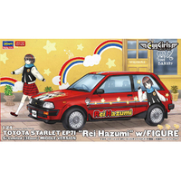 ハセガワ 1/24 トヨタ スターレット EP71 Siリミテッド (3ドア) 中期型 “羽澄れい” w/フィギュア SP633ｽﾀ-ﾚﾂﾄﾁﾕｳｷﾊｽﾞﾐﾚｲ