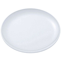 エンテック 平皿 メタ型 8吋 200 (白) FC71817-NO.31AW