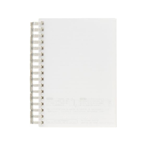 リヒトラブ オープンリングノート A6 クリヤー FC298TC-N2728-1-イメージ1