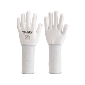 トラスコ中山 TRUSCO/ホワイトHPPEインナー手袋ロング L TGL-5100KL-A-L FCD588C-2679125-イメージ1