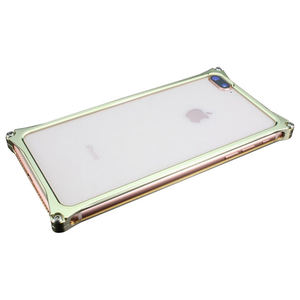 ギルドデザイン iPhone 8Plus/7Plus用アルミ製バンパーケース シャンパンゴールド GI-412CG-イメージ1