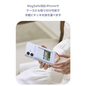 エレコム instax(チェキ)mini film用 マグネットフォトフレーム ブルー IC-PCMGBU-イメージ5