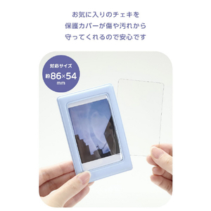 エレコム instax(チェキ)mini film用 マグネットフォトフレーム ブルー IC-PCMGBU-イメージ7