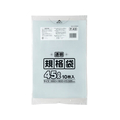 ジャパックス 規格ポリ袋45L 0.025mm厚 650×800mm 透明 10枚 FCG634V-F-43