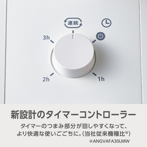 e angle リビング扇風機 ホワイト ANGL-FAM30-C-W-イメージ4