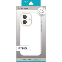 MSソリューションズ iPhone 17用カメラ保護ハイブリッドケース 「mycam」 シャンパンゴールド LN-IM25MCGD