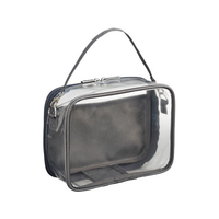 リヒトラブ myfa デコレーションボックスポーチ ワイド チャコールブラック FCG648U-A3310-24