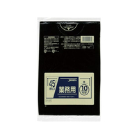 ジャパックス 業務用ポリ袋 45L 厚口 黒 10枚 FCE922R-P-47