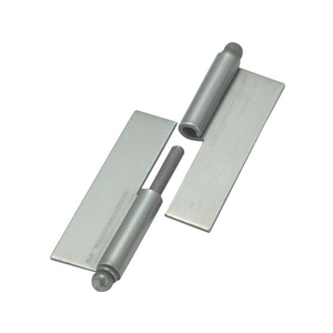 トラスコ中山 TRUSCO スチール製抜き差し蝶番 穴ナシ 右用 1組(袋)=2個入 FC585ES-3007090-イメージ1