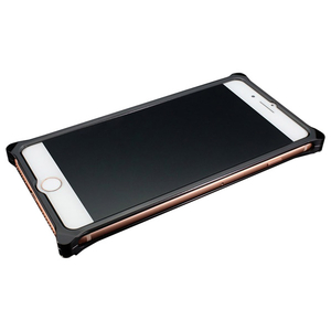 ギルドデザイン iPhone 8Plus/7Plus用アルミ製バンパーケース ポリッシュブラック GI-412PB-イメージ2
