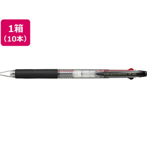 三菱鉛筆 ジェットストリーム3色ボールペン1.0mm透明 10本 FCV5325-SXE340010.T-イメージ1