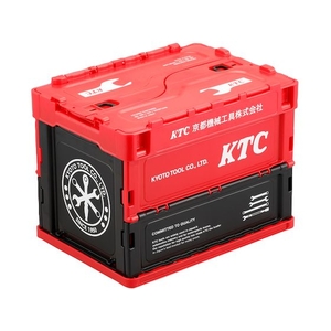 KTC KTC折り畳みコンテナ 20L レッド YG-195 FC049UA-4210314-イメージ1
