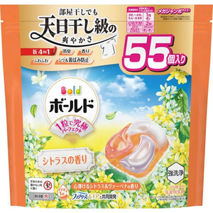Ｐ＆Ｇ ボールドジェルボール4D シトラスの香り 替 メガジャンボ 55個 FC902TE-イメージ2
