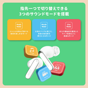 AVIOT トゥルーワイヤレスイヤフォン ホワイト TE-U1-WH-イメージ16