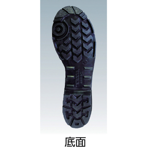 シモン 安全靴 長編上 ＡＳ２３ ２５．５ｃｍ シモン 安全靴(接着剤圧着底仕様)“AS23” AS23-255-イメージ3