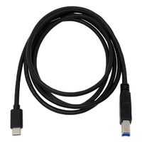アイネックス USB3．2Gen1 Type-C - Type-Bケーブル(1．5m) ブラック U31CB-MM15