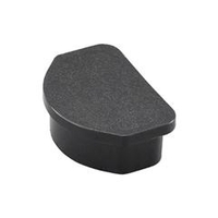 トラスコ中山 TRUSCO　プラ棚用　コーナーキャップセット　4個入　黒 TPT-CK-BK