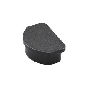 トラスコ中山 TRUSCO　プラ棚用　コーナーキャップセット　4個入　黒 TPT-CK-BK-イメージ1