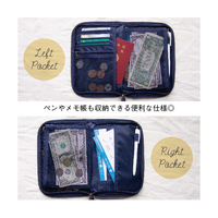 オカトー NOOKﾊﾟｽﾎﾟ-ﾄｹ-ｽﾈｲﾋﾞ- NOOK パスポートケース ネイビー
