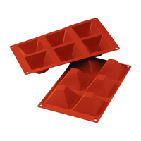 Silikomart シリコマート/シリコンフレックス ピラミッド(6ヶ取)SF007 FC336LA-0558060