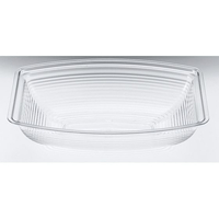 ＣＡＭＢＲＯ Cambro/長角型リブド サラダボール RSB1014CW(135)クリア FC837LC-1235800