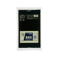 ジャパックス 業務用ポリ袋 スタンダード 70L 黒 10枚 FCE923R-P-72