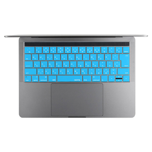 BEFiNE 2016 MacBook Pro13/15用Touch Bar/Touch ID対応 キーボードカバー キースキン ブルー BF9435-イメージ2