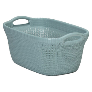 藤栄 バスケット 40L Knit ブルー ﾆﾂﾄﾗﾝﾄﾞﾘ-ﾊﾞｽｹﾂﾄBL-イメージ1