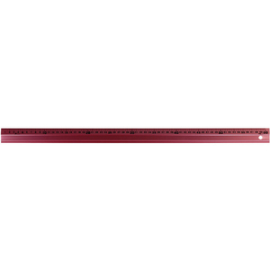 シンワ測定 アルミ直尺　アル助６０ｃｍ　ペールピンク 65435-イメージ1