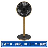 SKジャパン DCモーター搭載リモコン付リビング扇風機 木目 SKJ-SY21BDC(M)