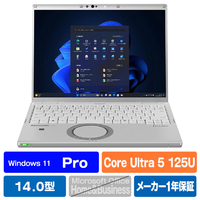 パナソニック ノートパソコン Let's note CF-FV5GDTCR