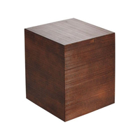 江部松商事 EBM/木製 千筋キューブ 茶 200×200×240mm FC983LD-1654600